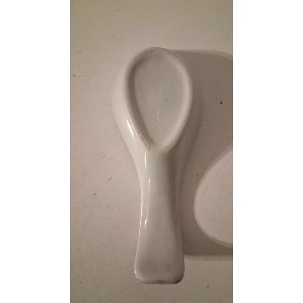 Vintage Spoon Rest Fruit Ceramic Cottage Grandma Core Country Farmhouse Kitchen
